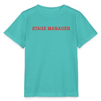 Theater Stage Manager Bühne - Stanley/Stella MINI CREATOR Kids’ T-Shirt - pool blue - Front