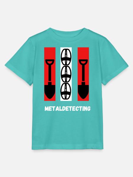 Metaldetecting - Stanley/Stella Kinder T-Shirt MINI CREATOR  - Poolblau