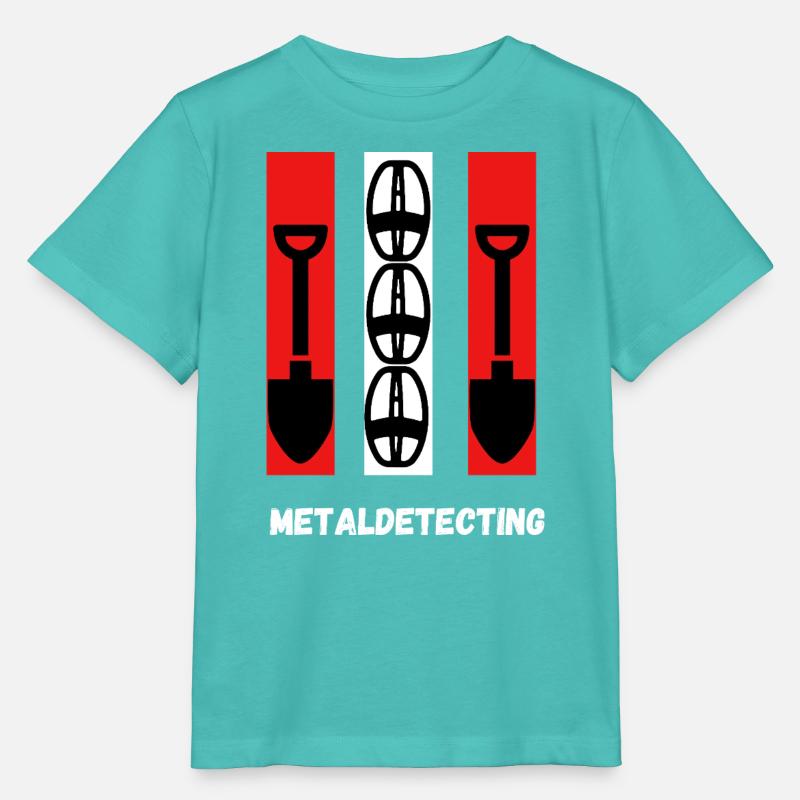 Détection des métaux - T-shirt bio MINI CREATOR Stanley/Stella Enfant - bleu piscine
