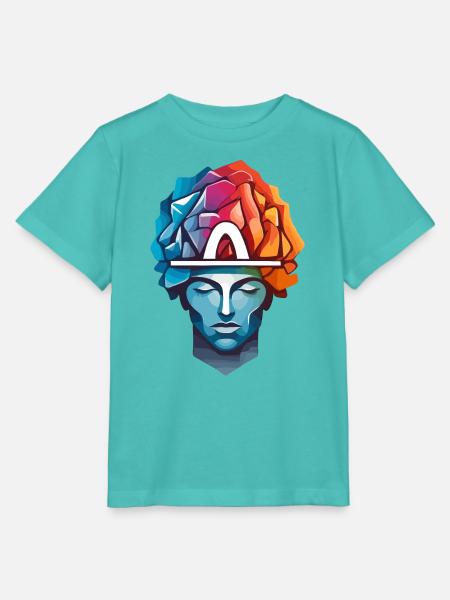 Männer Denken - Stanley/Stella Kinder T-Shirt MINI CREATOR - Poolblau