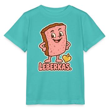 Leberkas Kostüm Paar - Stanley/Stella Kinder T-Shirt MINI CREATOR  - Poolblau - Vorne