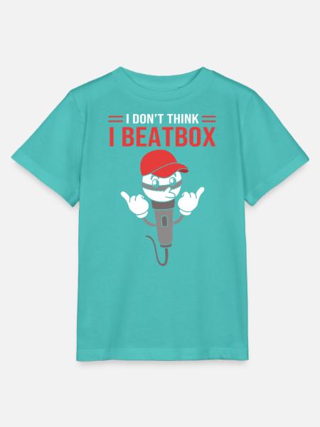 Beatbox - Stanley/Stella Kinder T-Shirt MINI CREATOR - Poolblau