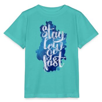 Bleiben Sie niedrig - Stanley/Stella Kinder T-Shirt MINI CREATOR  - Poolblau - Vorne