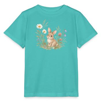 LITTLE WILDFLOWER - Stanley/Stella Kinder T-Shirt MINI CREATOR  - Poolblau - Vorne