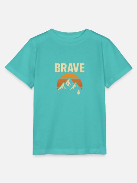 tapfer - Stanley/Stella Kinder T-Shirt MINI CREATOR - Poolblau