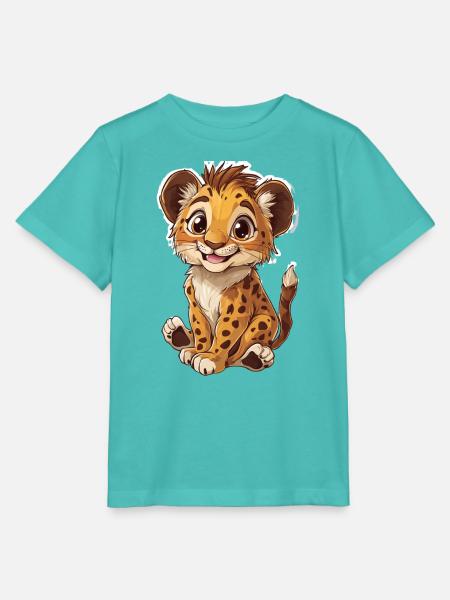 Löwe - Stanley/Stella Kinder T-Shirt MINI CREATOR - Poolblau