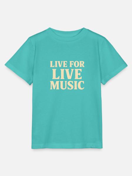 Live für Live-Musik - Stanley/Stella Kinder T-Shirt MINI CREATOR - Poolblau