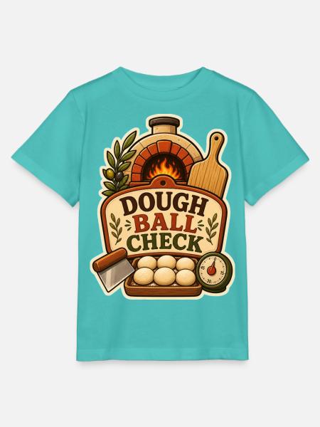 DOUGH BALL CHECK - Stanley/Stella Kinder T-Shirt MINI CREATOR - Poolblau