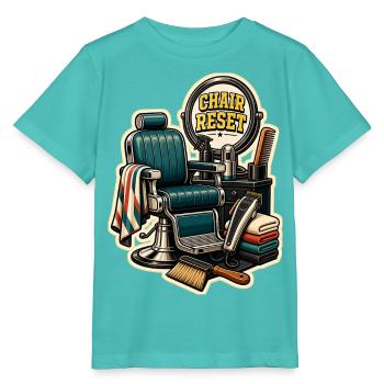 RÉINITIALISATION DE LA CHAISE - T-shirt bio MINI CREATOR Stanley/Stella Enfant - bleu piscine - Devant