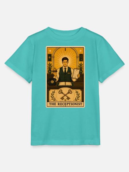 Rezeptionist | Empfang Tarot - Stanley/Stella Kinder T-Shirt MINI CREATOR - Poolblau