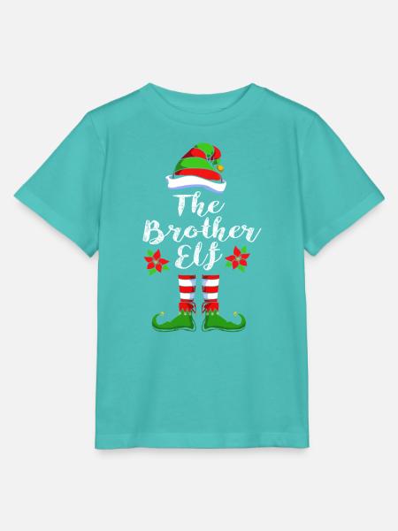 Bruder Elfe Elf Weihnachtsgeschenk - Stanley/Stella Kinder T-Shirt MINI CREATOR  - Poolblau