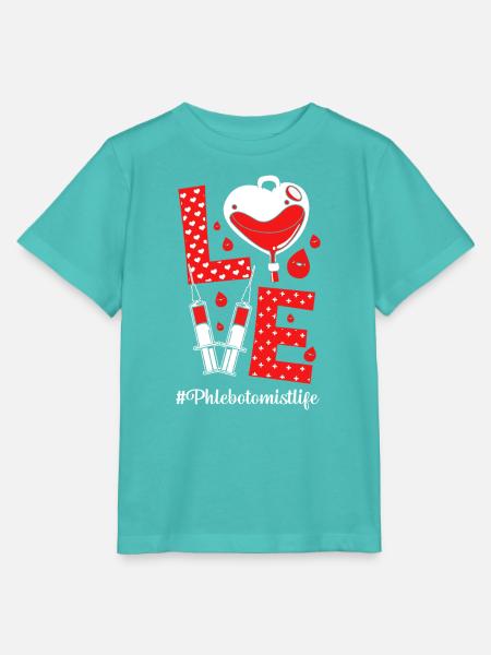 Blutspende Blut Blutspender - Stanley/Stella Kinder T-Shirt MINI CREATOR  - Poolblau