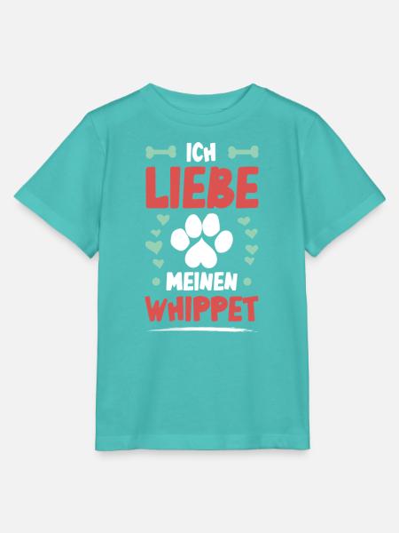 Ich liebe meinen Whippet - Stanley/Stella Kinder T-Shirt MINI CREATOR - Poolblau