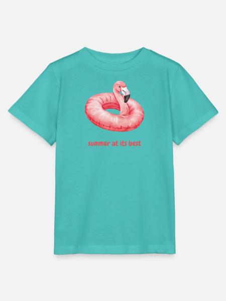 Summer at its best - Stanley/Stella Kinder T-Shirt MINI CREATOR  - Poolblau