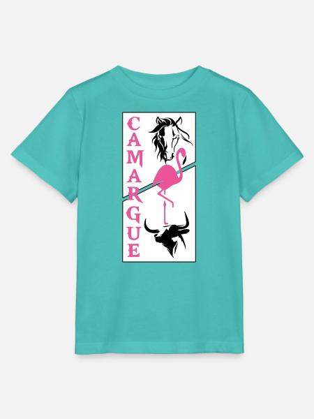 Camargue - Stanley/Stella Kinder T-Shirt MINI CREATOR  - Poolblau