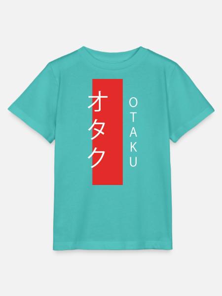 Otaku - Minimalistisches Anime- und Japan-Design - Stanley/Stella Kinder T-Shirt MINI CREATOR - Poolblau