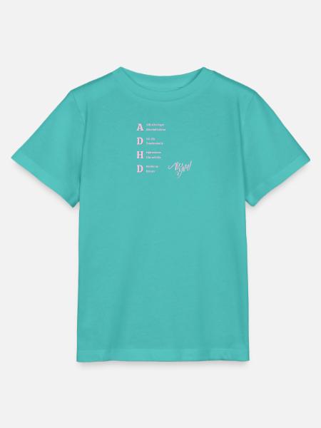 ADHS - Stanley/Stella Kinder T-Shirt MINI CREATOR  - Poolblau