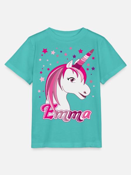 Emma, Mädchenname, Lieblingsname - Stanley/Stella Kinder T-Shirt MINI CREATOR  - Poolblau