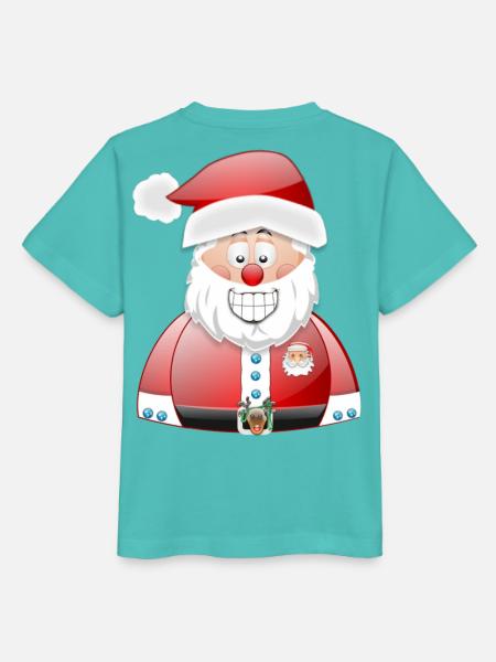 WeihnachtsmannWeihnachtsmann - Stanley/Stella Kinder T-Shirt MINI CREATOR  - Poolblau