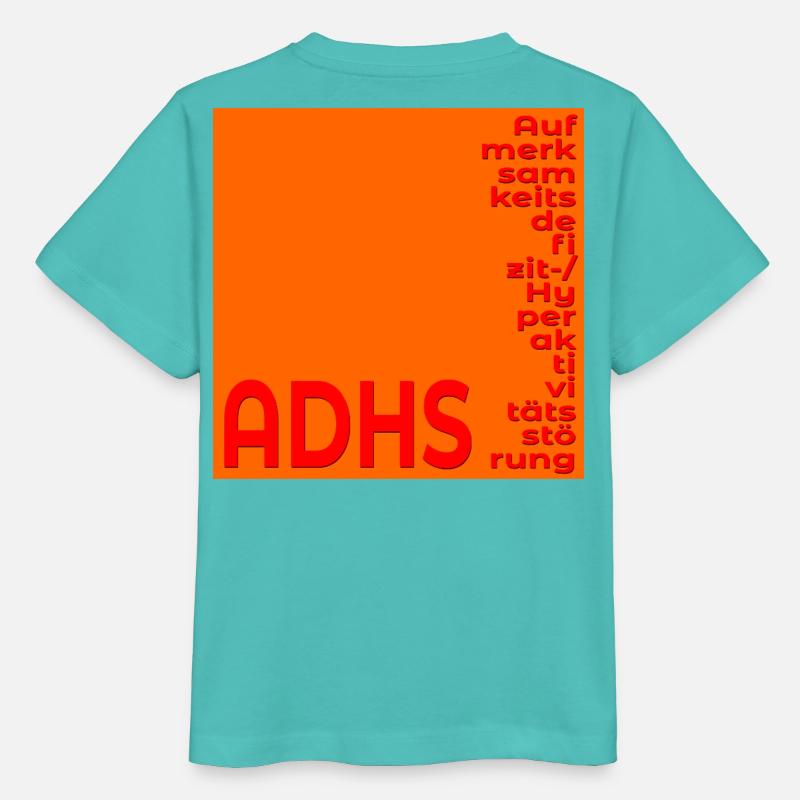 ADHD'S FOCUS CONCENTRATION - Stanley/Stella MINI CREATOR Kids’ T-Shirt - pool blue