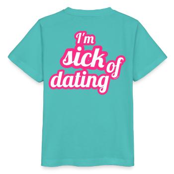 I'm sick of dating – Feministisches Statement - Stanley/Stella Kinder T-Shirt MINI CREATOR  - Poolblau - Hinten