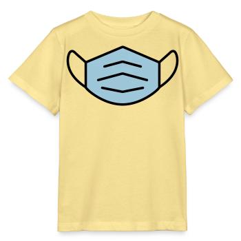 Toller Vektor von einer Maske - Stanley/Stella Kinder T-Shirt MINI CREATOR  - Gelb Viva  - Vorne