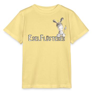 Eselflüsterer I Esel Tiermotiv - Stanley/Stella Kinder T-Shirt MINI CREATOR  - Gelb Viva  - Vorne