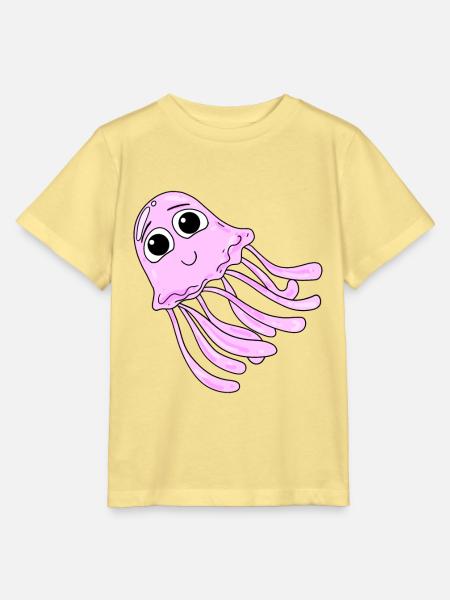 Qualle - Stanley/Stella Kinder T-Shirt MINI CREATOR - Gelb Viva