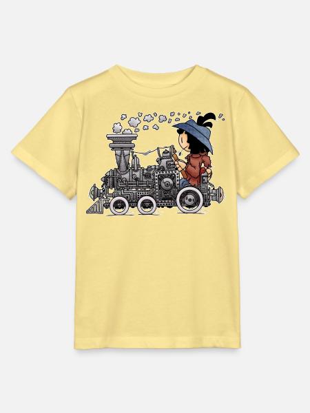 Scott - die unvergessliche Dampflok / - Stanley/Stella Kinder T-Shirt MINI CREATOR  - Gelb Viva 