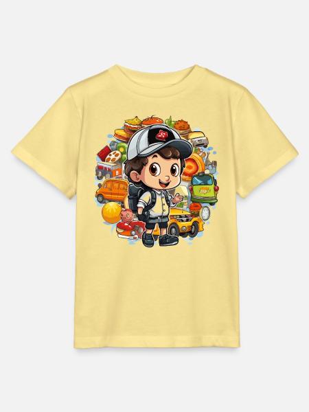 Essensabenteuer Entdecker - Stanley/Stella Kinder T-Shirt MINI CREATOR - Gelb Viva