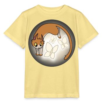 Schnurrhaare des Lichts - Stanley/Stella Kinder T-Shirt MINI CREATOR  - Gelb Viva  - Vorne