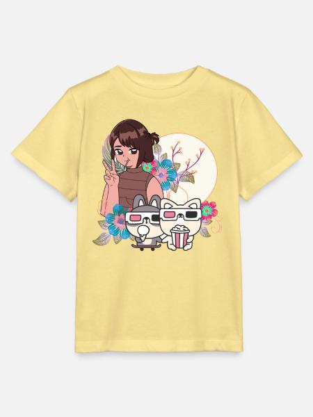 Filmabend & Inklusive Freunde Kunst - Stanley/Stella Kinder T-Shirt MINI CREATOR - Gelb Viva