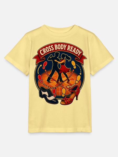 CROSS BODY READY - Stanley/Stella Kinder T-Shirt MINI CREATOR - Gelb Viva