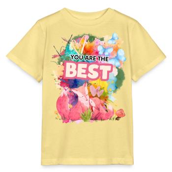 Beste Foxes im Farbenmeer - Stanley/Stella Kinder T-Shirt MINI CREATOR  - Gelb Viva  - Vorne