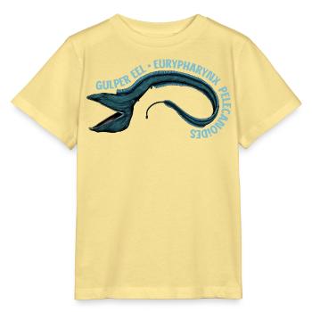 Tiefsee Monster - Pelikanaal - Stanley/Stella Kinder T-Shirt MINI CREATOR  - Gelb Viva  - Vorne