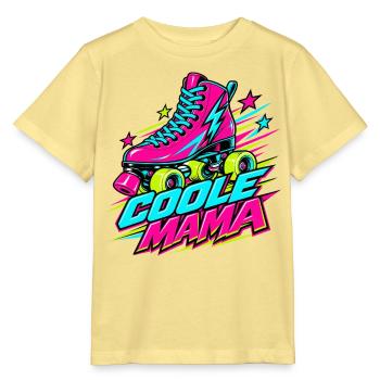 Neon Roller Mama - Stanley/Stella Kinder T-Shirt MINI CREATOR  - Gelb Viva  - Vorne
