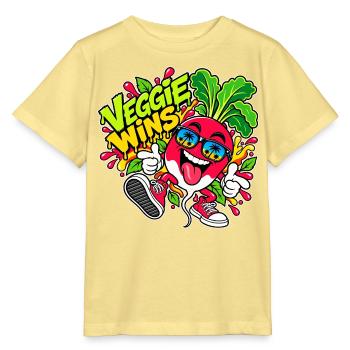 Cooles Radieschen - Stanley/Stella Kinder T-Shirt MINI CREATOR  - Gelb Viva  - Vorne