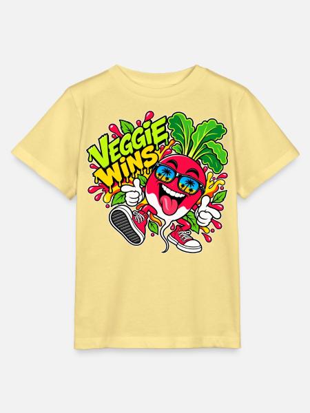 Cooles Radieschen - Stanley/Stella Kinder T-Shirt MINI CREATOR - Gelb Viva