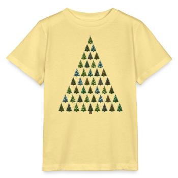 Weihnachtsbaum - Stanley/Stella Kinder T-Shirt MINI CREATOR  - Gelb Viva  - Vorne