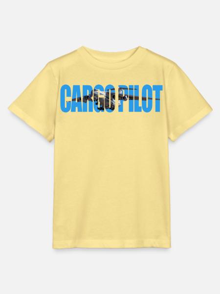 Cargo pilot IL-76 - Stanley/Stella Kinder T-Shirt MINI CREATOR - Gelb Viva