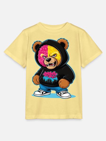 Grummelige Bär - Stanley/Stella Kinder T-Shirt MINI CREATOR - Gelb Viva