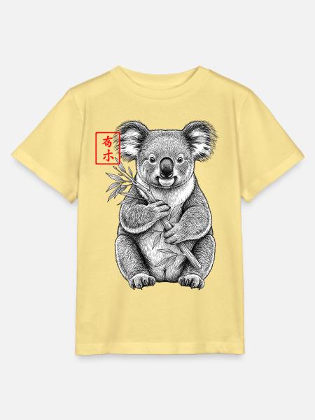 Koala Asiatisch - Stanley/Stella Kinder T-Shirt MINI CREATOR  - Gelb Viva 