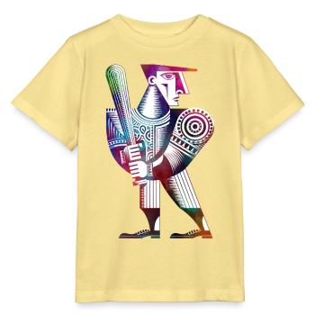 Baseballspieler - Stanley/Stella Kinder T-Shirt MINI CREATOR  - Gelb Viva  - Vorne