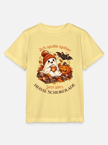 Kakao-Geist in Kuschelstimmung - Stanley/Stella Kinder T-Shirt MINI CREATOR - Gelb Viva