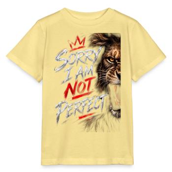 Nicht perfekte Tigerbürsten-Grafik - Stanley/Stella Kinder T-Shirt MINI CREATOR  - Gelb Viva  - Vorne