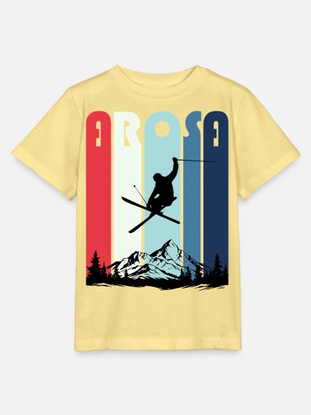 ArosaRetro - Stanley/Stella Kinder T-Shirt MINI CREATOR - Gelb Viva
