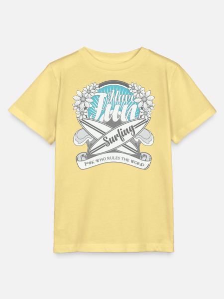 SURFEN, SURFEN - Stanley/Stella Kinder T-Shirt MINI CREATOR - Gelb Viva