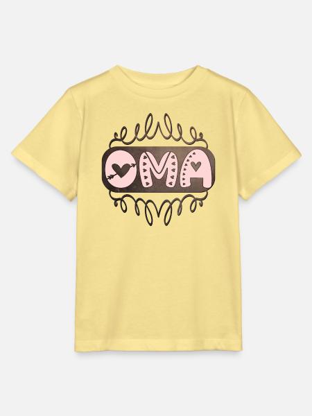 Geschenkideen für Großmama - OMA - Stanley/Stella Kinder T-Shirt MINI CREATOR  - Gelb Viva 