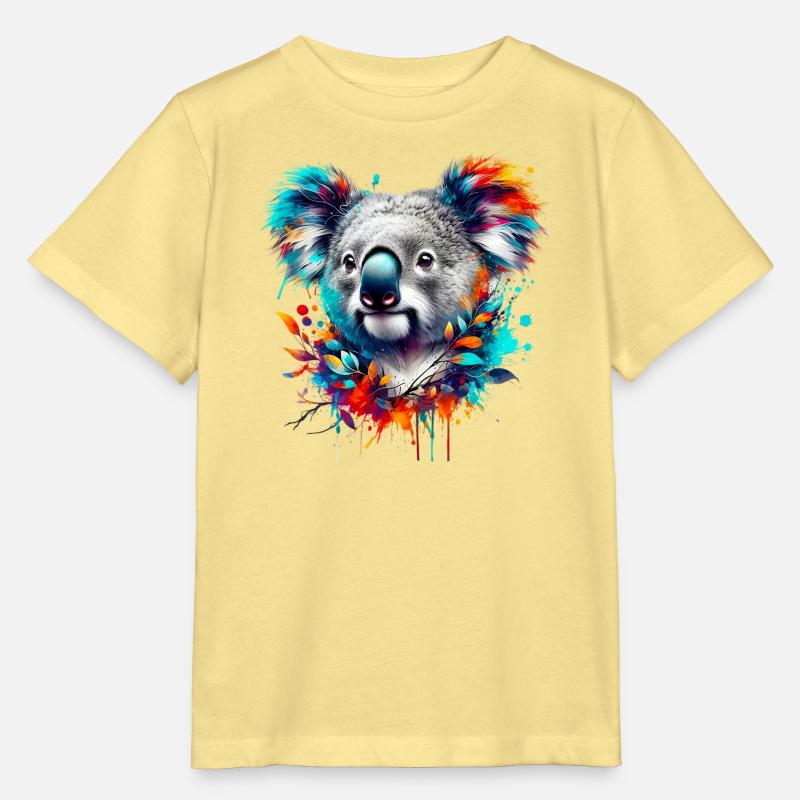 Koala - Stanley/Stella Kinder T-Shirt MINI CREATOR  - Gelb Viva 