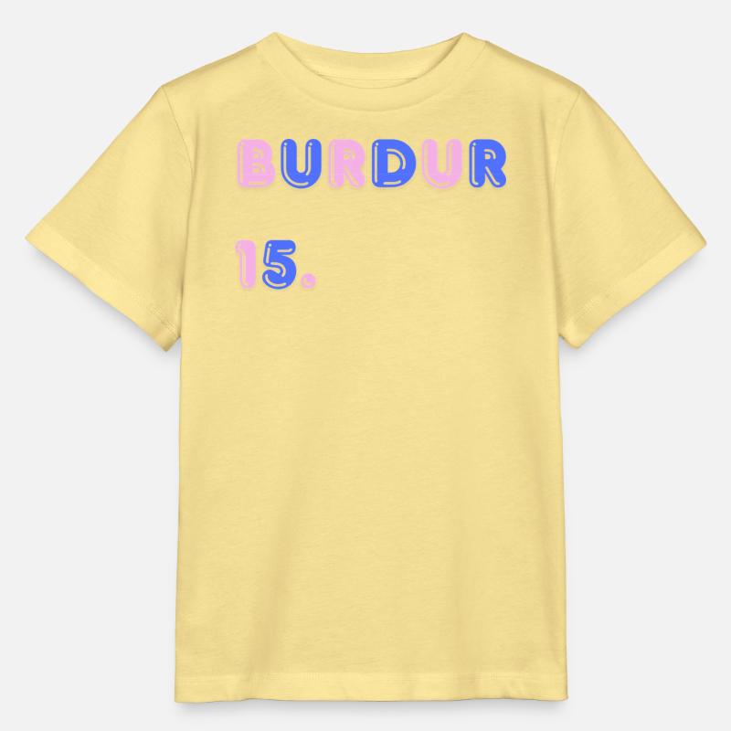 Burdur - T-shirt bio MINI CREATOR Stanley/Stella Enfant - jaune viva